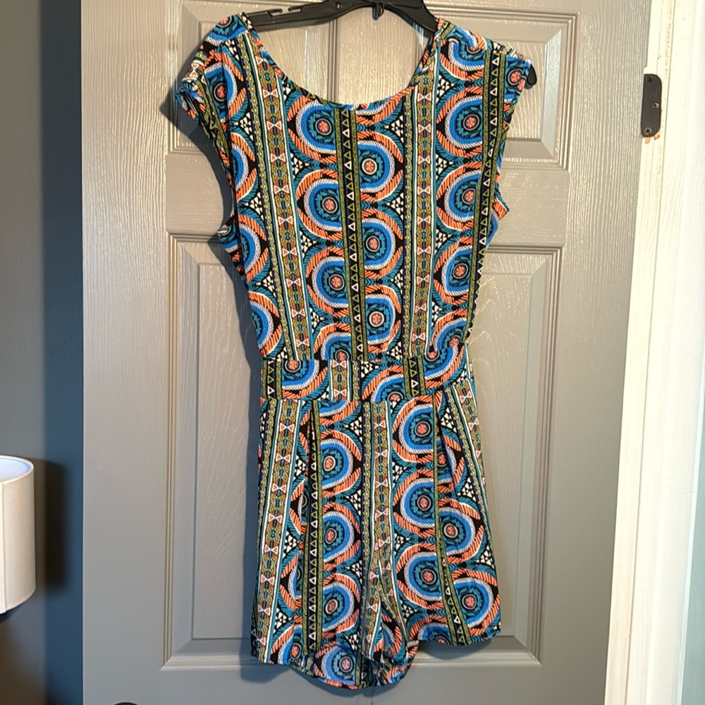 Fun printed romper
